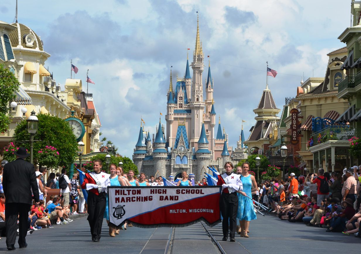 Marching at Disney